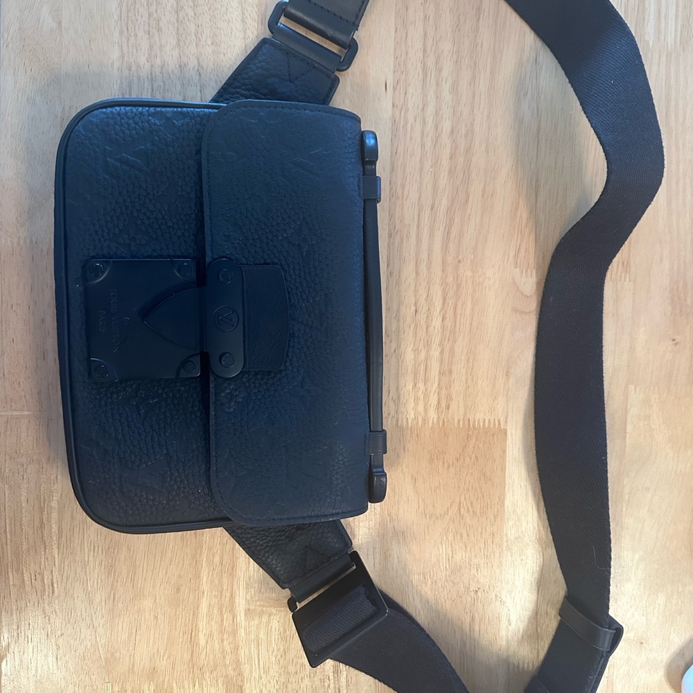 Louis Vuitton S Lock Sling Bag Monogram Taurillon Leather